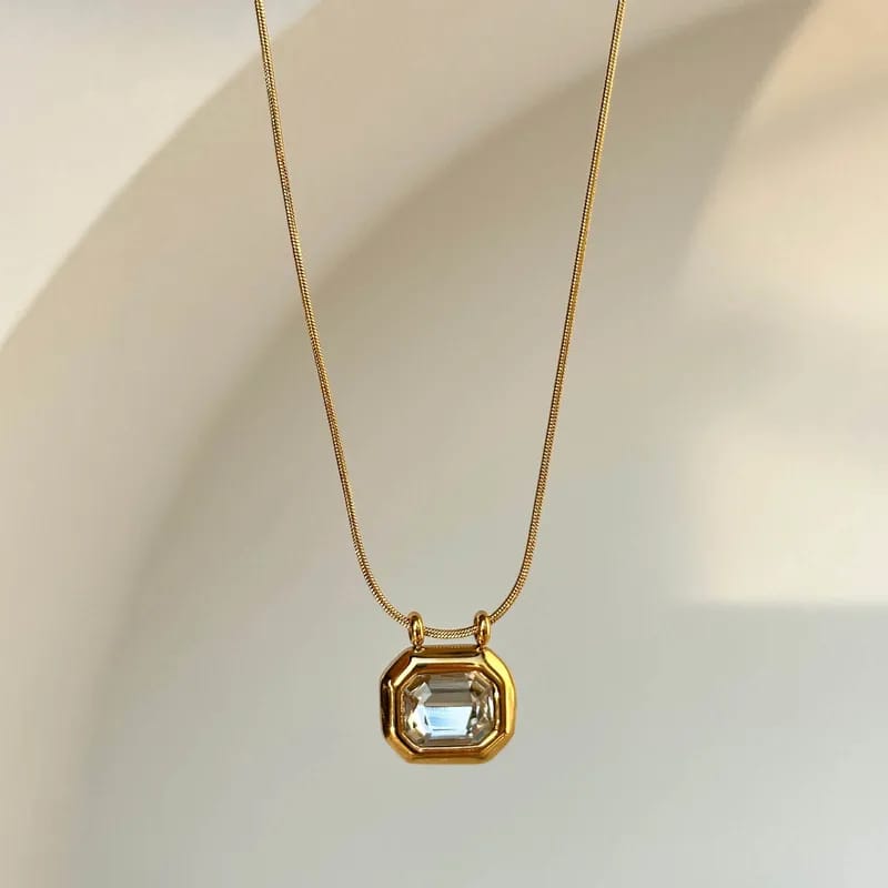 Ember Luxe Pendant (Crystal White)