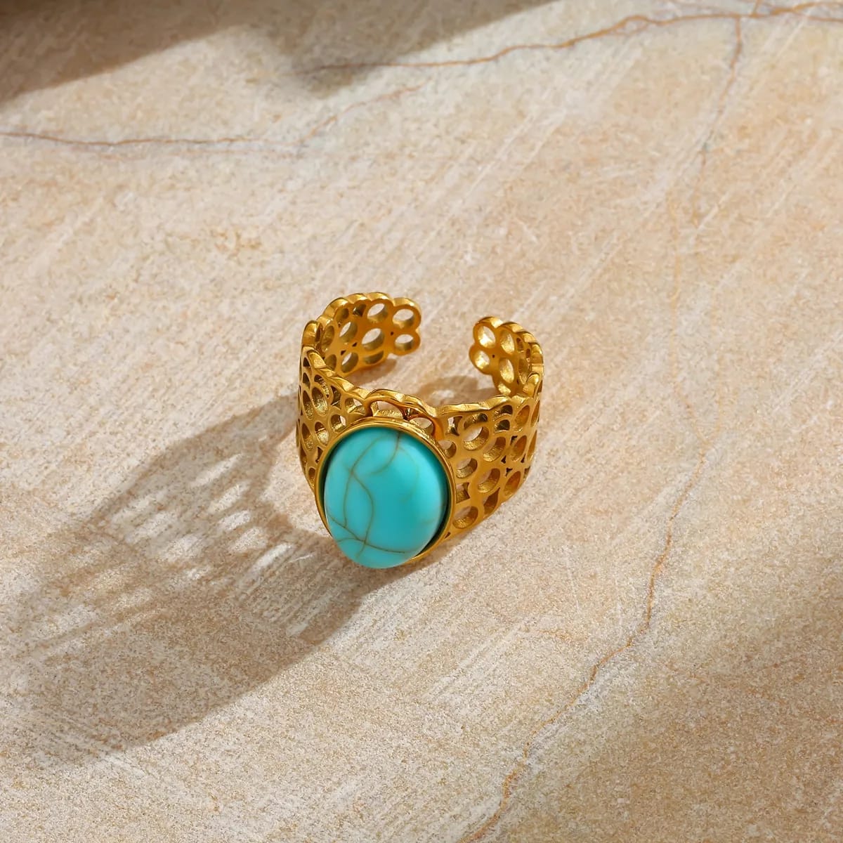 Turquoise Cuff Ring